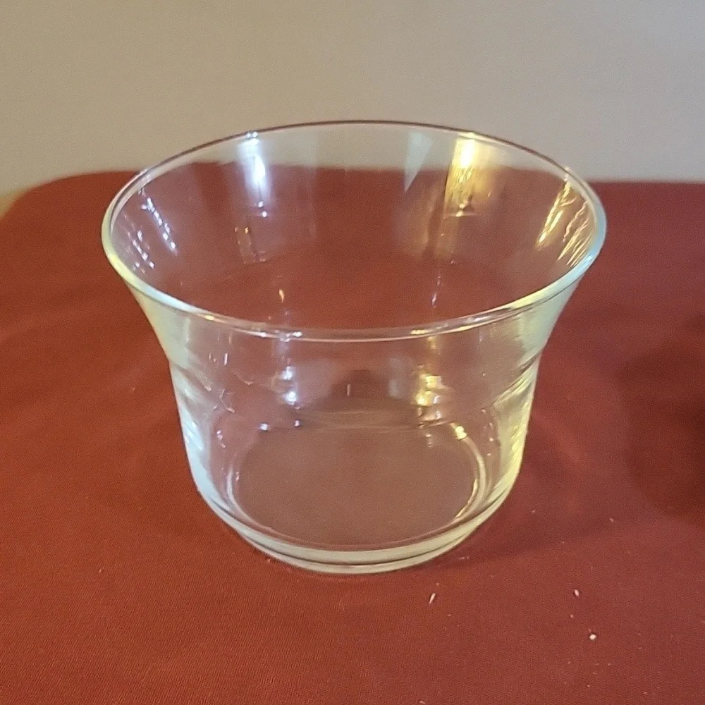 Clear Glass Teacup with Silver Plated Metal Saucer, made in Germany-latticework